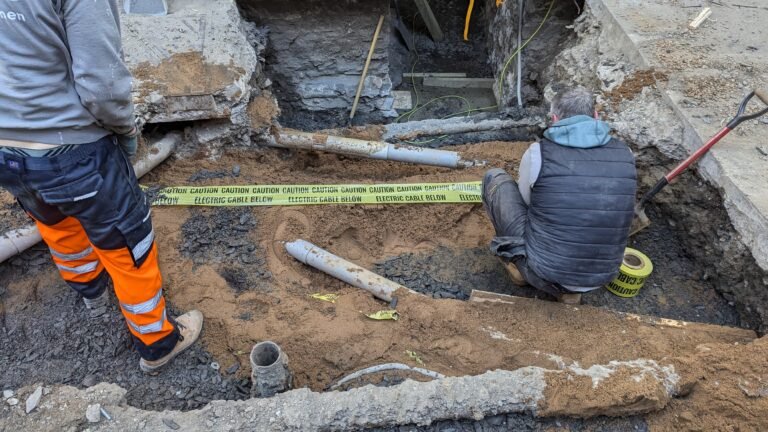 New Drain Route Uncovered: Groundworks Begin at Claremont Hotel