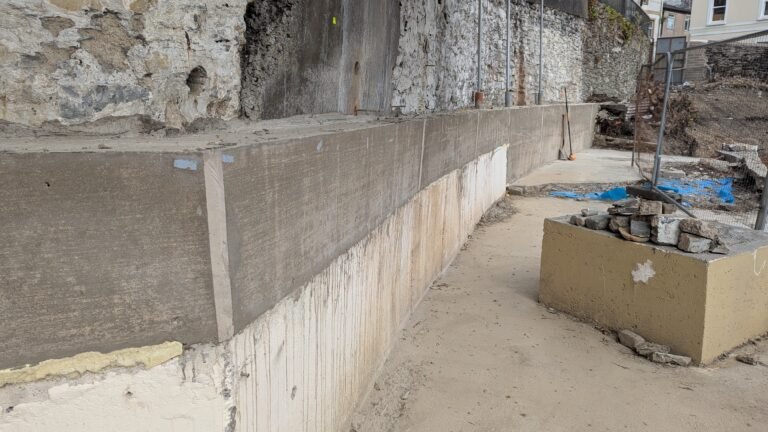 Drop It Like It’s Slot: Gabion Wall Takes Shape at Removal’s House